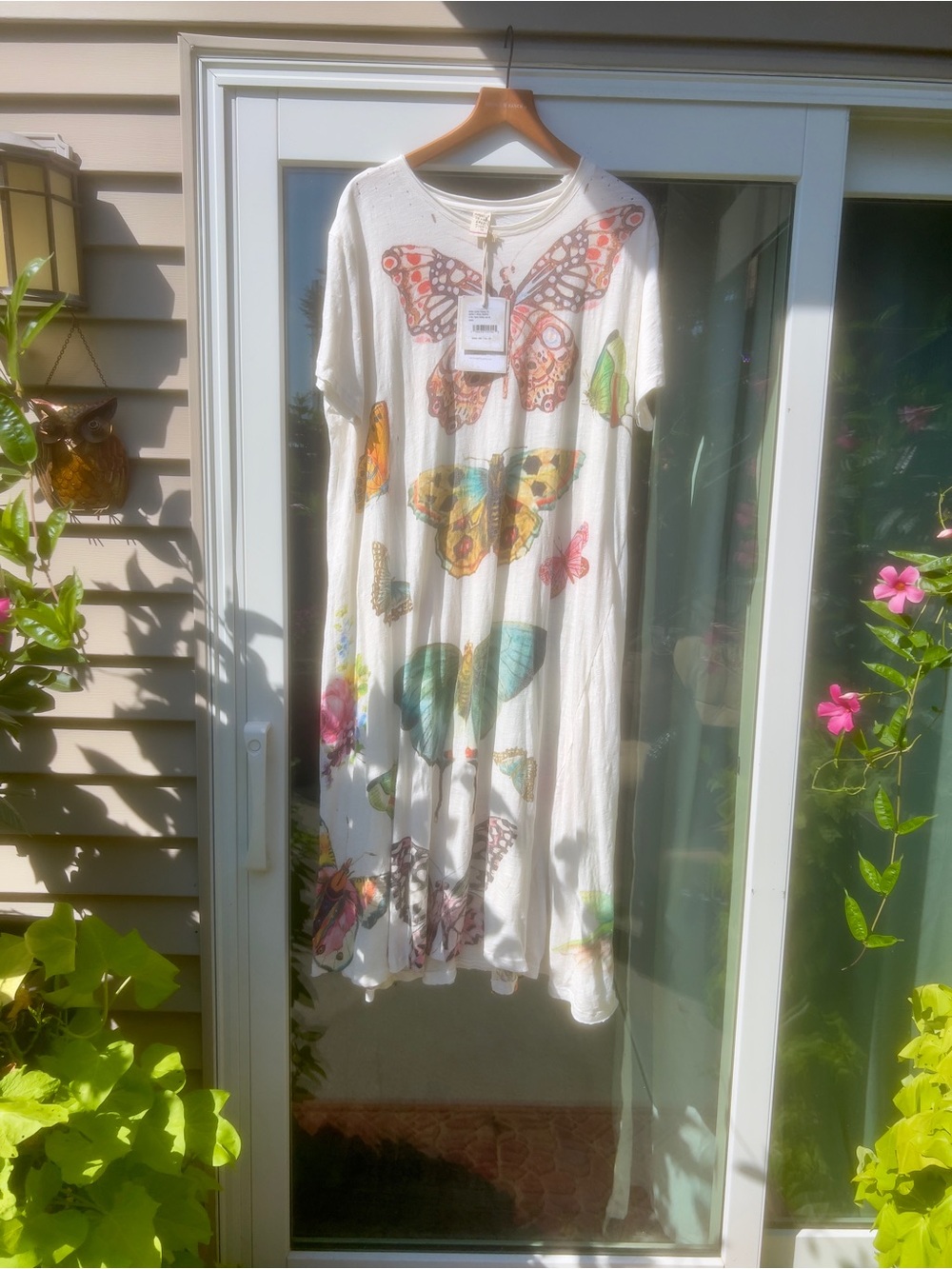 Magnolia Pearl White Butterfly Tee Dress